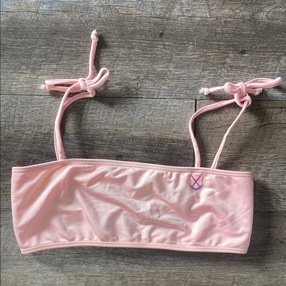 Old row Tie-Strap Bikini Top